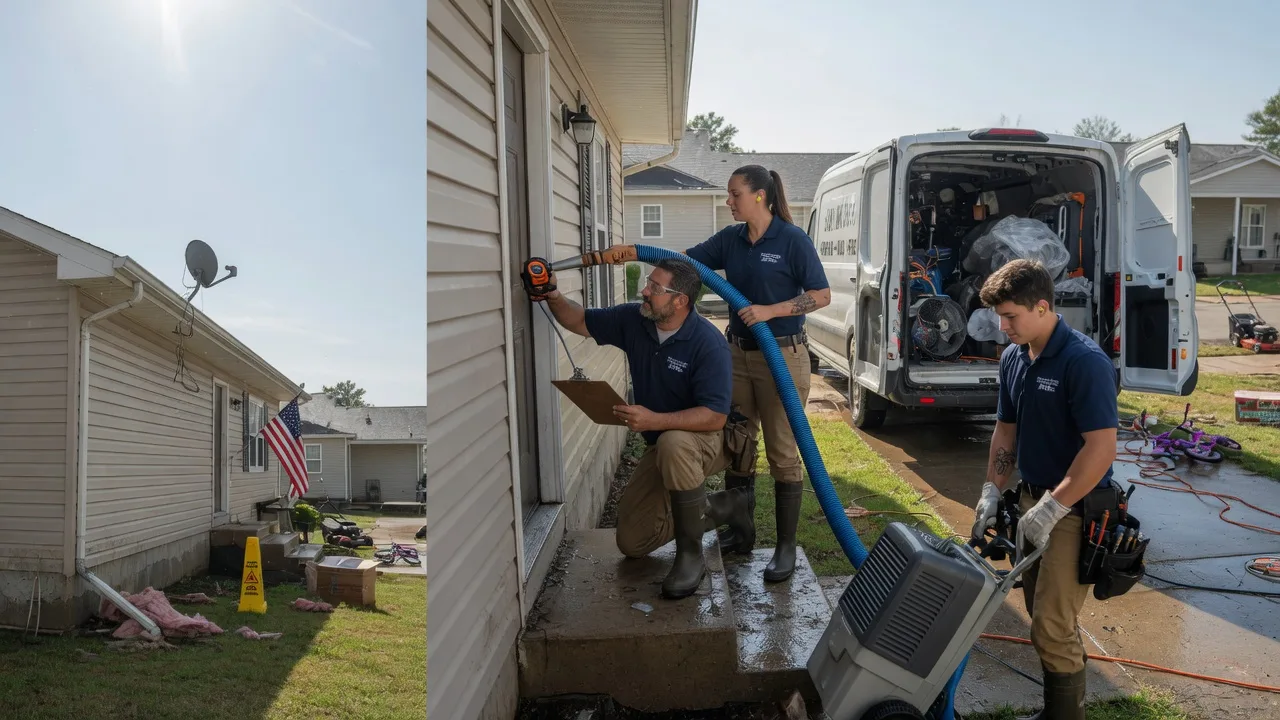 Ceiling Water Damage Restoration in Holmen, WI near me